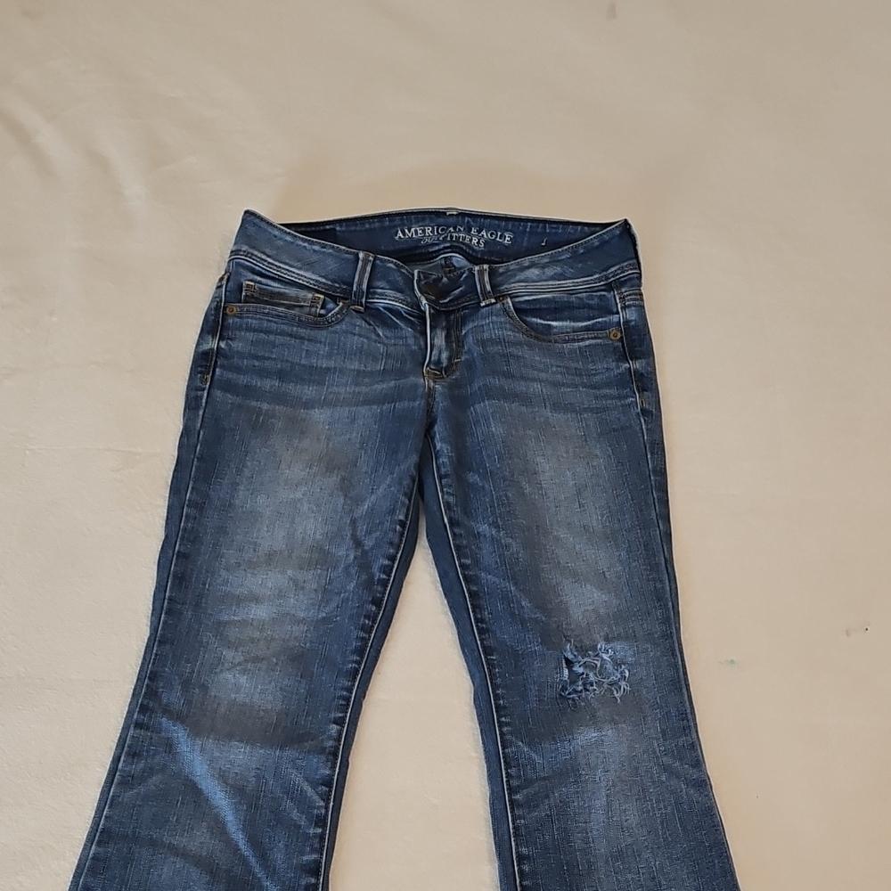 American Eagle Outfitters Medium Blue Flare Jeans